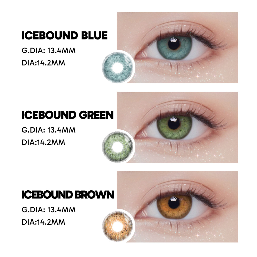 Icebound Brown - 1 Year, 2 lenses