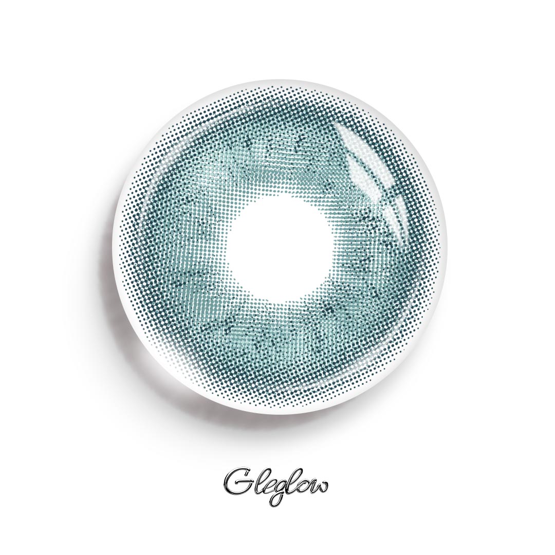 Icebound Blue - 1 Year, 2 lenses Colored Contacts - Gleglow