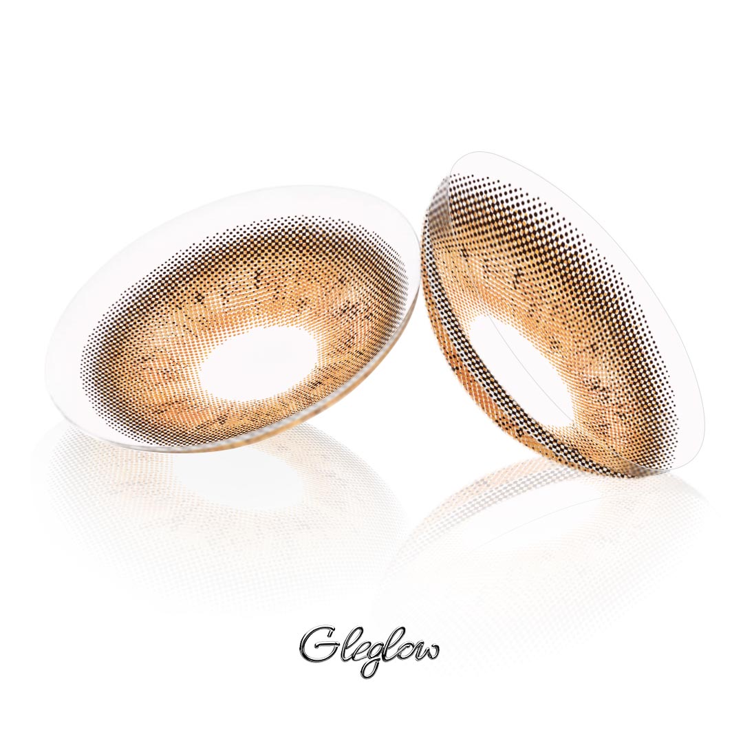 Icebound Brown - 1 Year, 2 lenses Colored Contacts - Gleglow