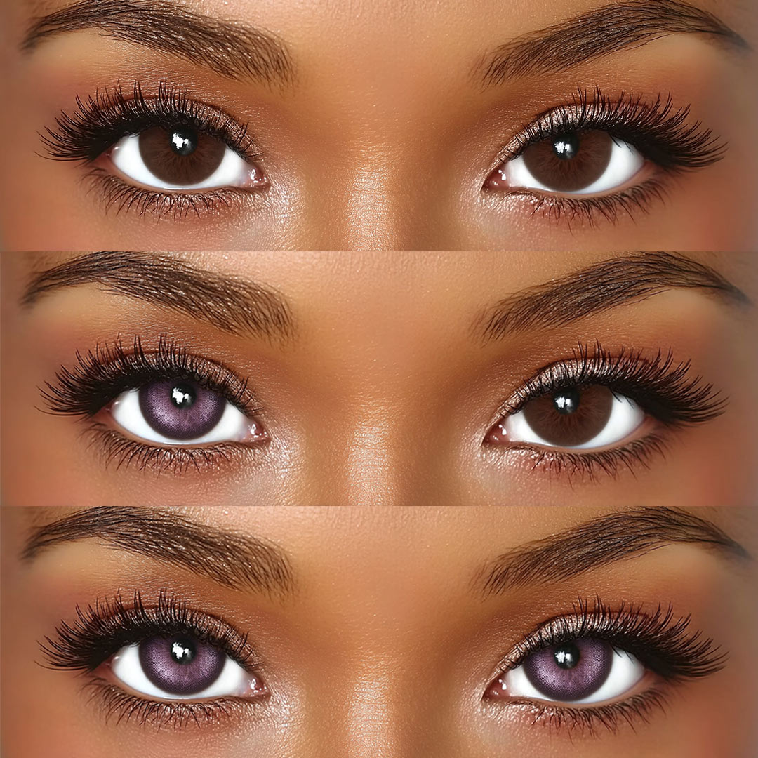 Iced Purple - 1 Year, 2 lenses