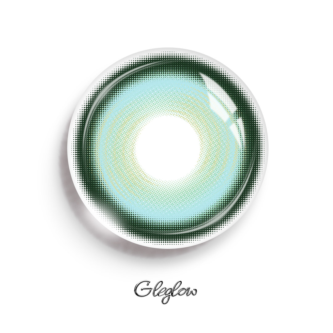 Infinite Green - 1 Year, 2 lenses Colored Contacts - Gleglow