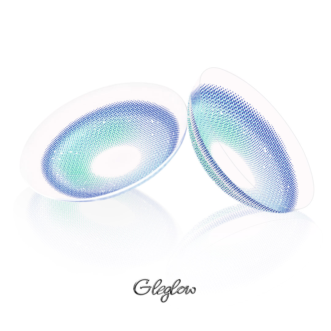 Infyne Blue - 1 Year, 2 lenses Colored Contacts - Gleglow