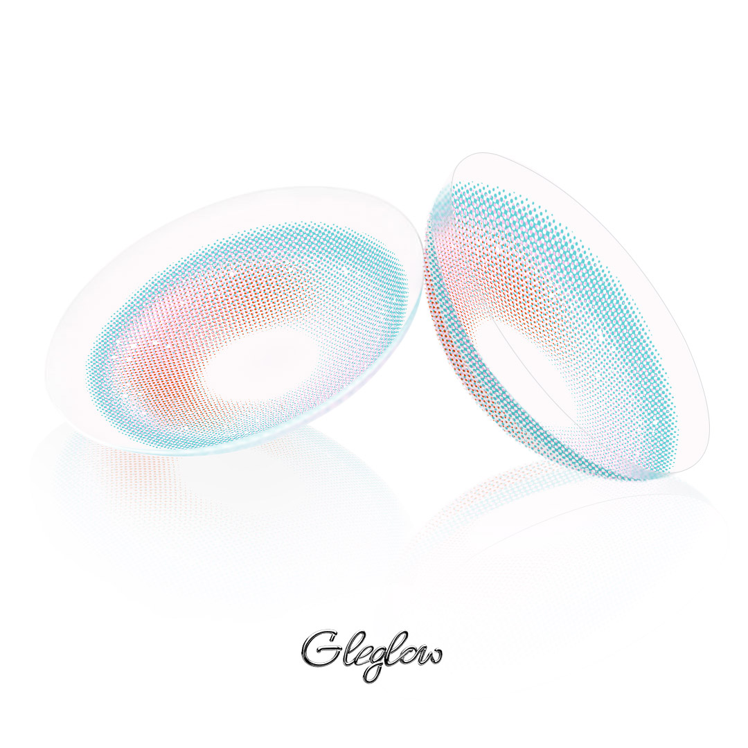 Infyne Blue-Pink - 1 Year, 2 lenses Colored Contacts - Gleglow