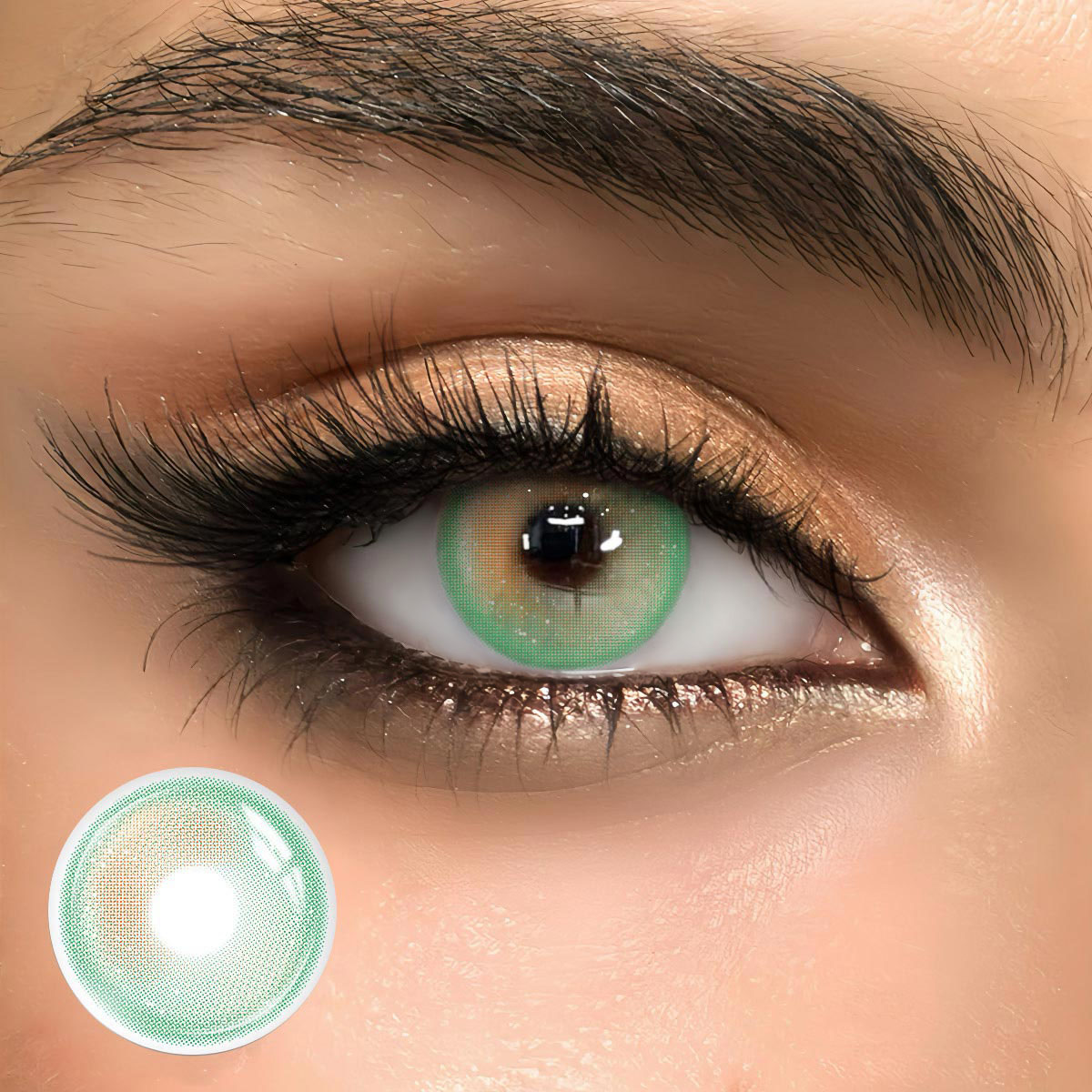 Infyne Green - 1 Year, 2 lenses Colored Contacts - Gleglow