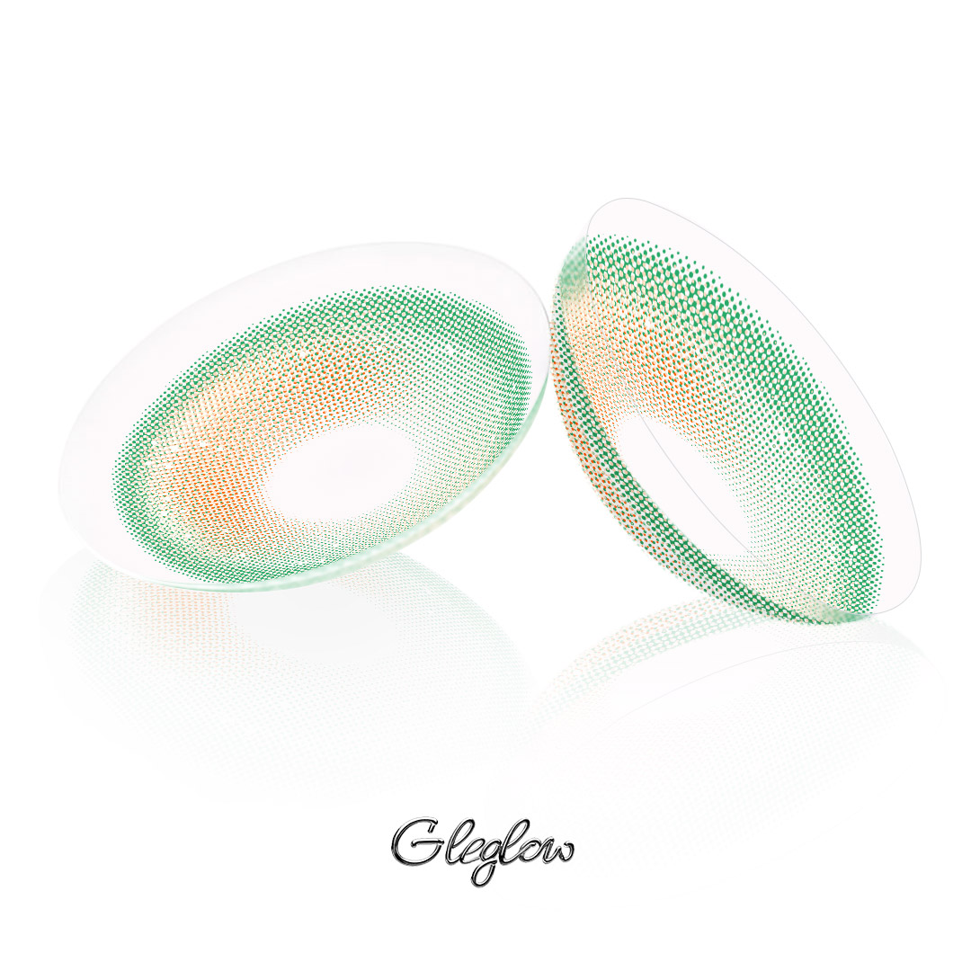 Infyne Green - 1 Year, 2 lenses Colored Contacts - Gleglow