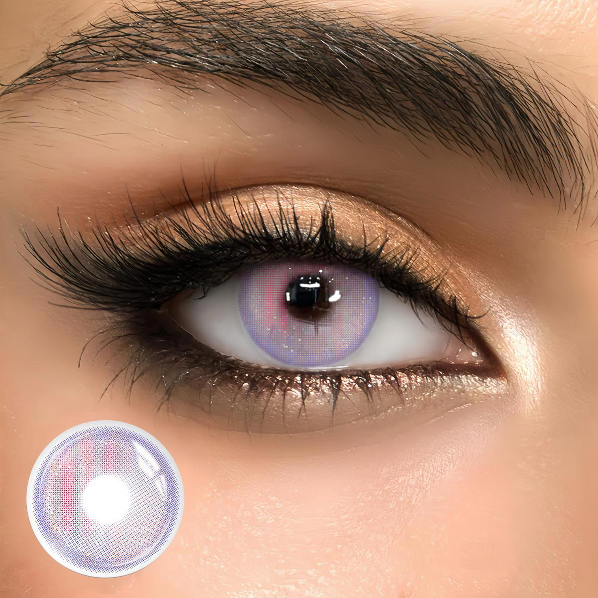 Infyne Pink - 1 Year, 2 lenses Colored Contacts - Gleglow