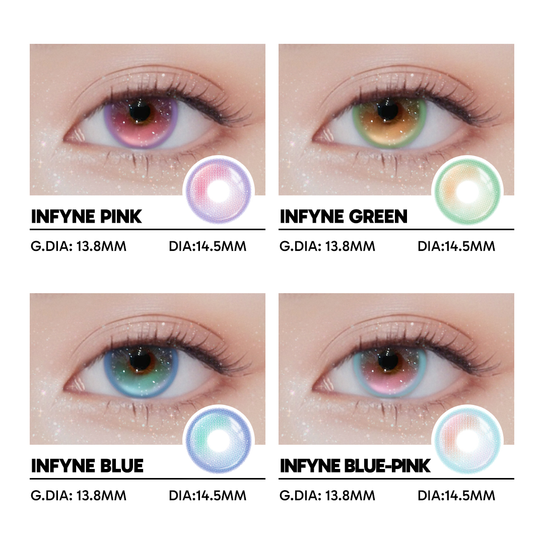 Infyne Pink - 1 Year, 2 lenses
