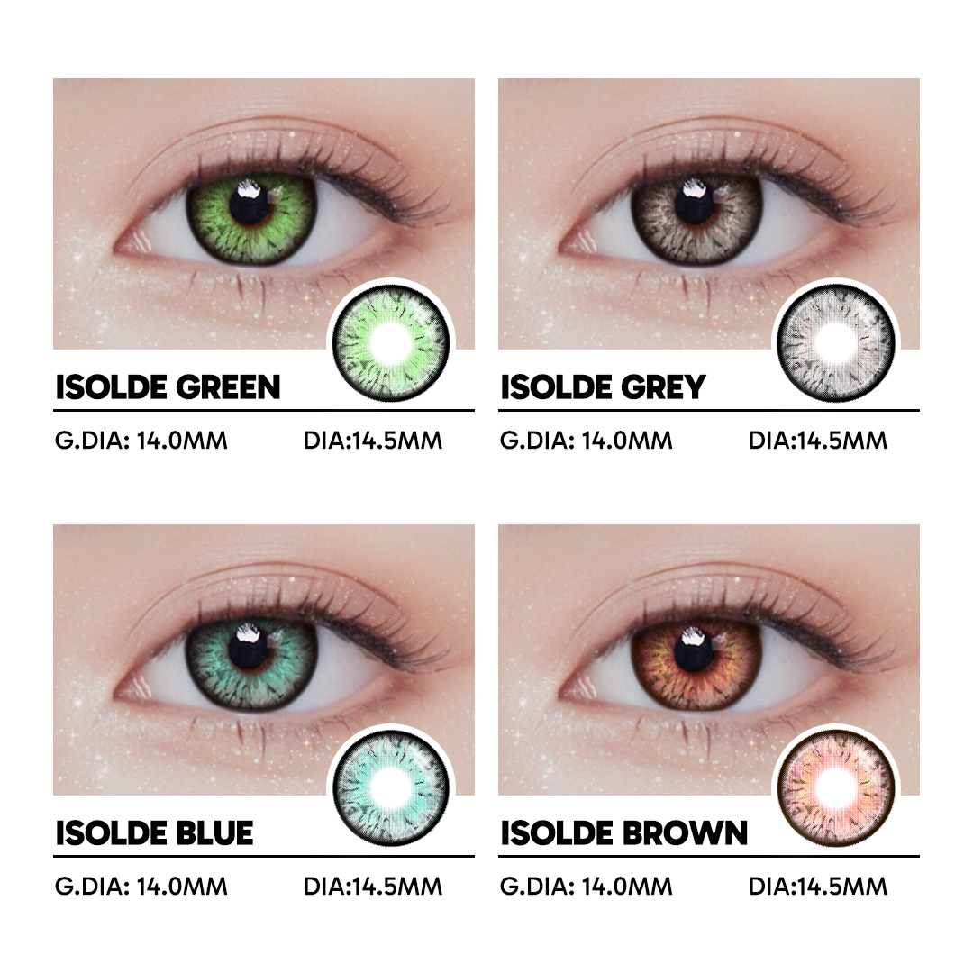 Isolde Blue - 1 Year, 2 lenses