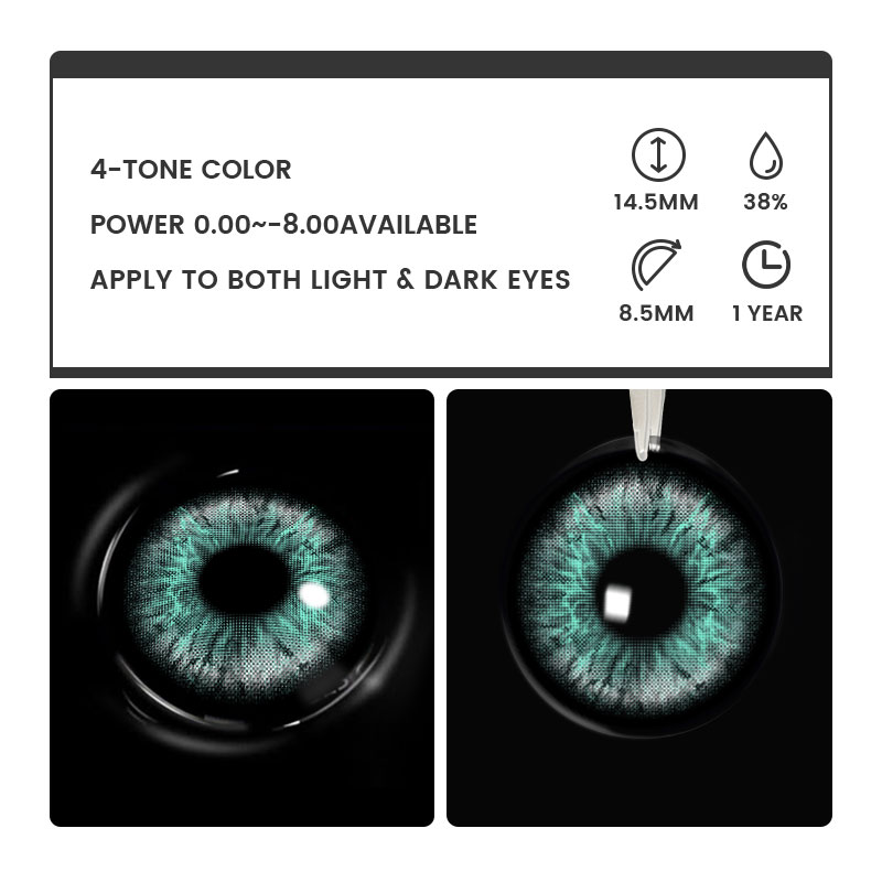 Isolde Blue - 1 Year, 2 lenses