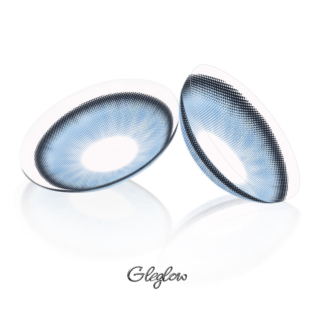 Ivy Blue - 6-month，2 lenses Colored Contacts - Gleglow