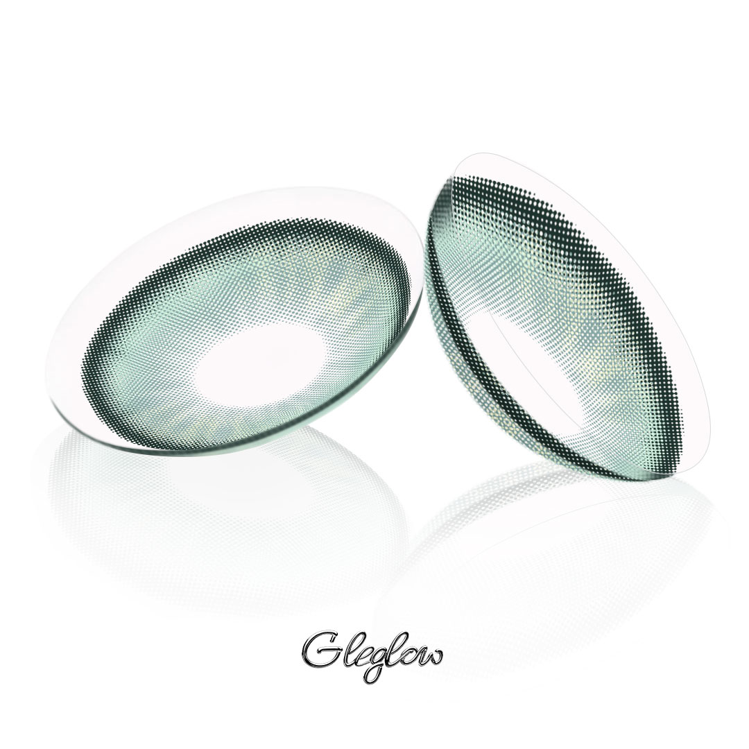 Ivy Green- 1 Year, 2 lenses Colored Contacts - Gleglow