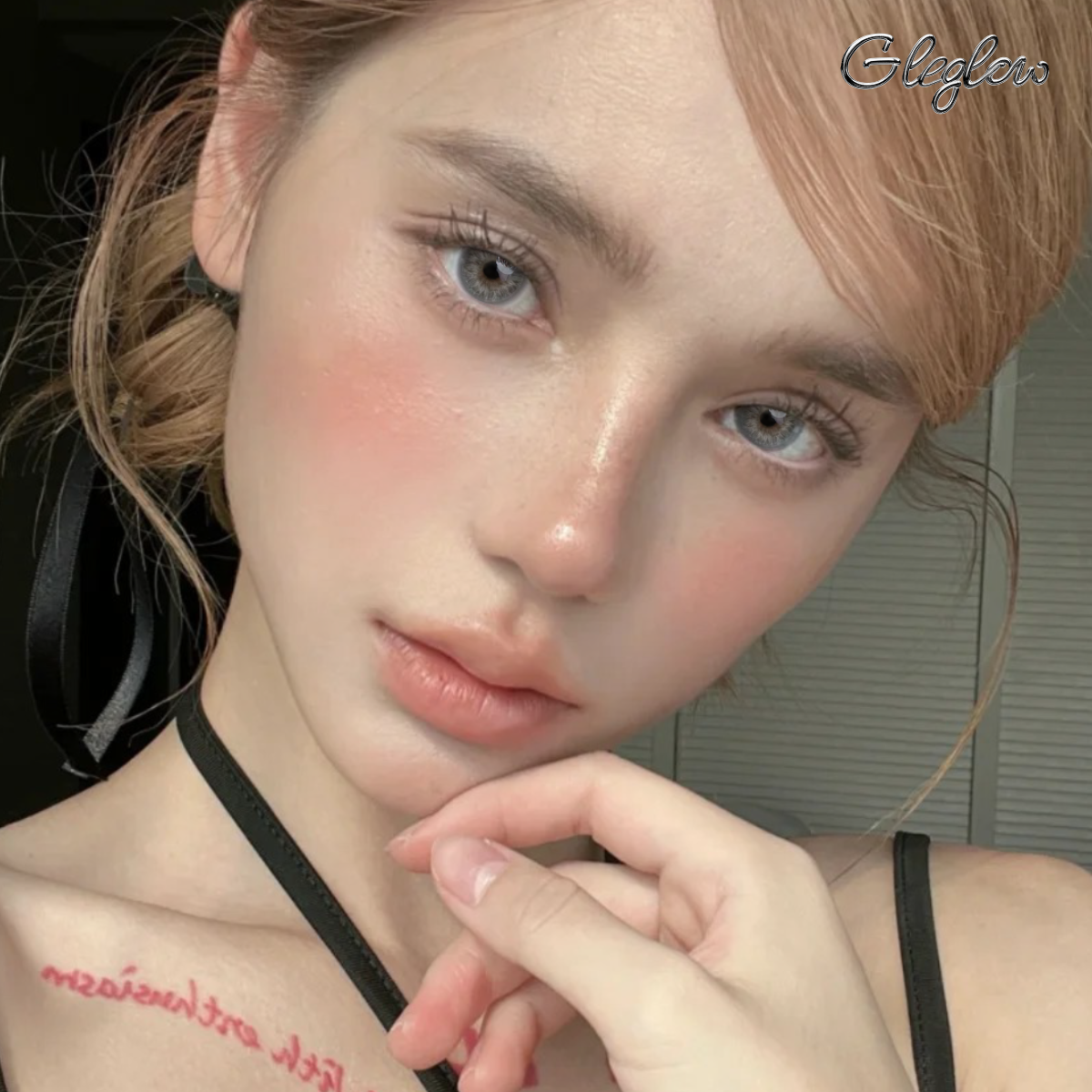 Flirting Grey - 1 Year, 2 lenses Colored Contacts - Gleglow