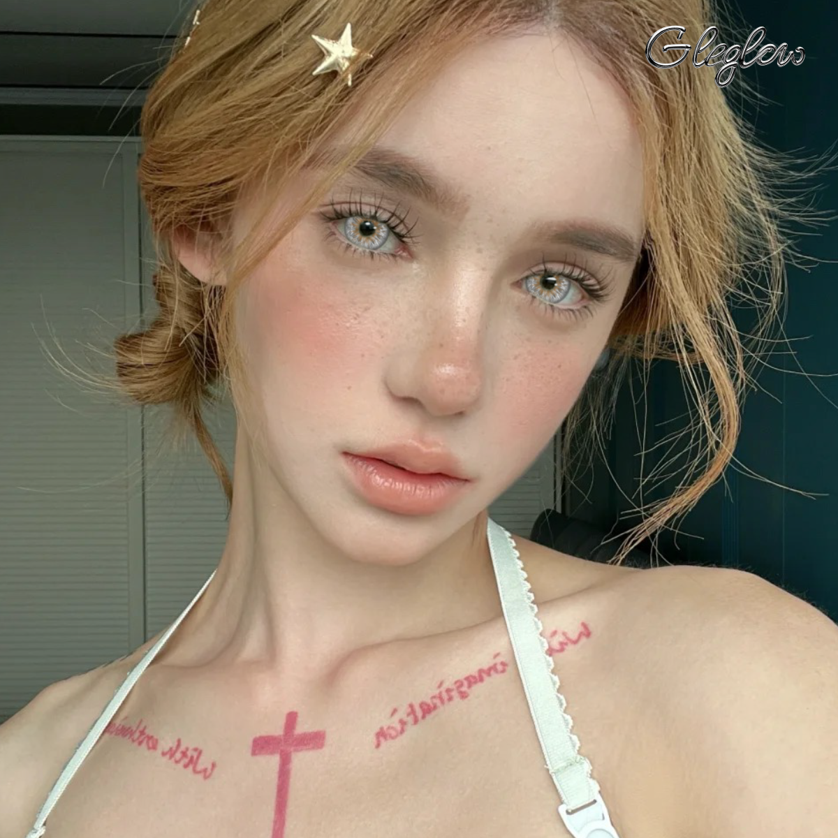 Wolf Gray - 1 Year, 2 lenses Colored Contacts - Gleglow