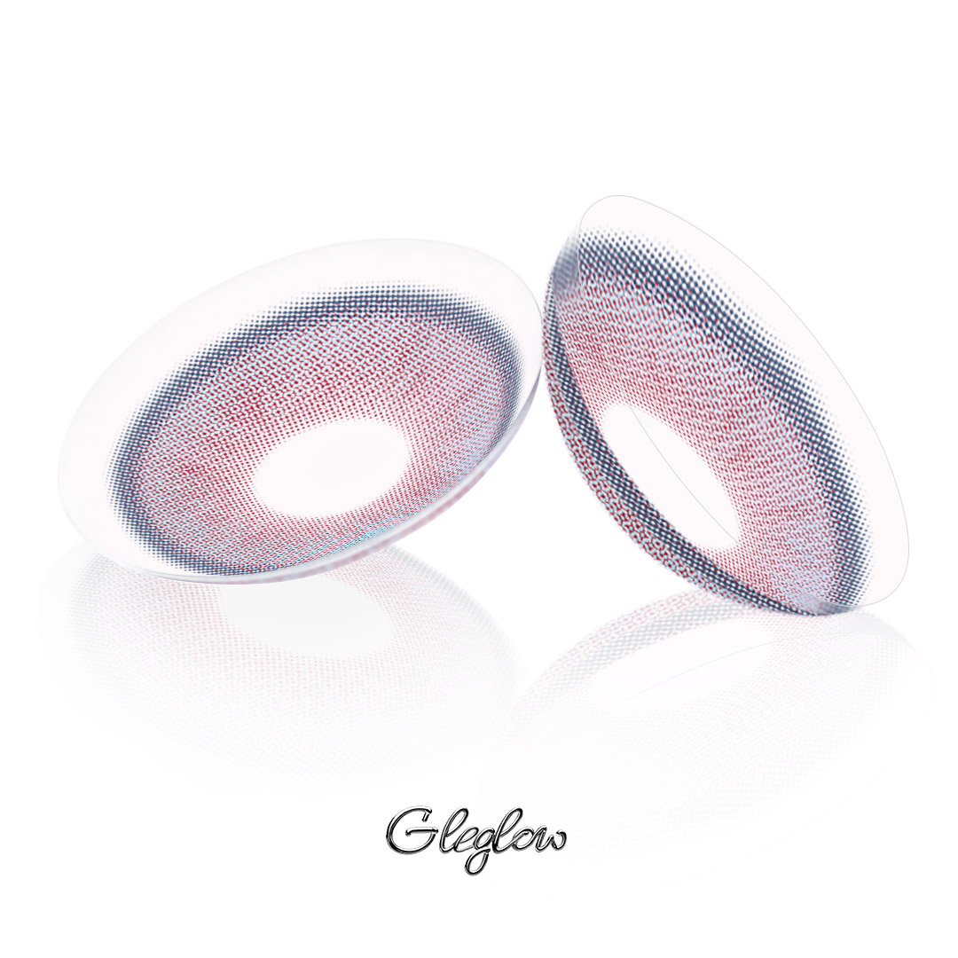 Juicy Blush Purple - 1 Year, 2 lenses Colored Contacts - Gleglow