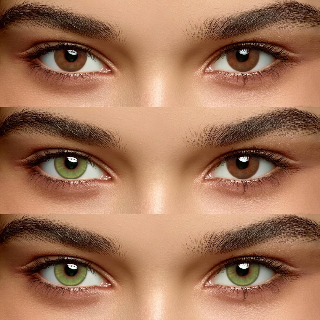 Juvela Green - monthly, 2 lenses Colored Contacts - Gleglow