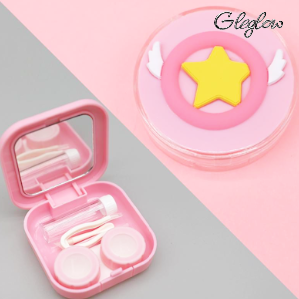 Active Clear Lens Case Colored Contacts - Gleglow