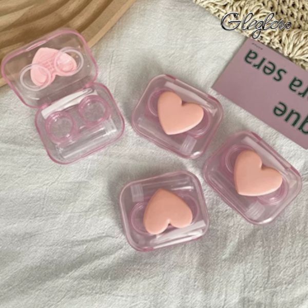 Crystal Clear Lens Case Colored Contacts - Gleglow