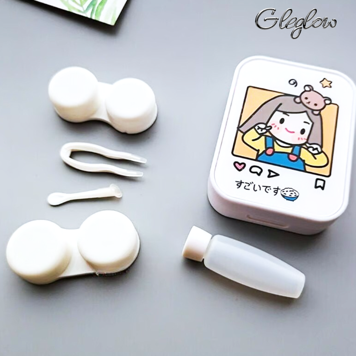 Crystal Edge Lens Case Colored Contacts - Gleglow