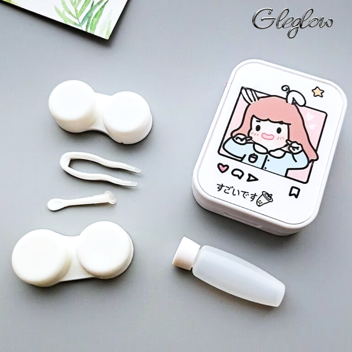 Crystal Edge Lens Case Colored Contacts - Gleglow