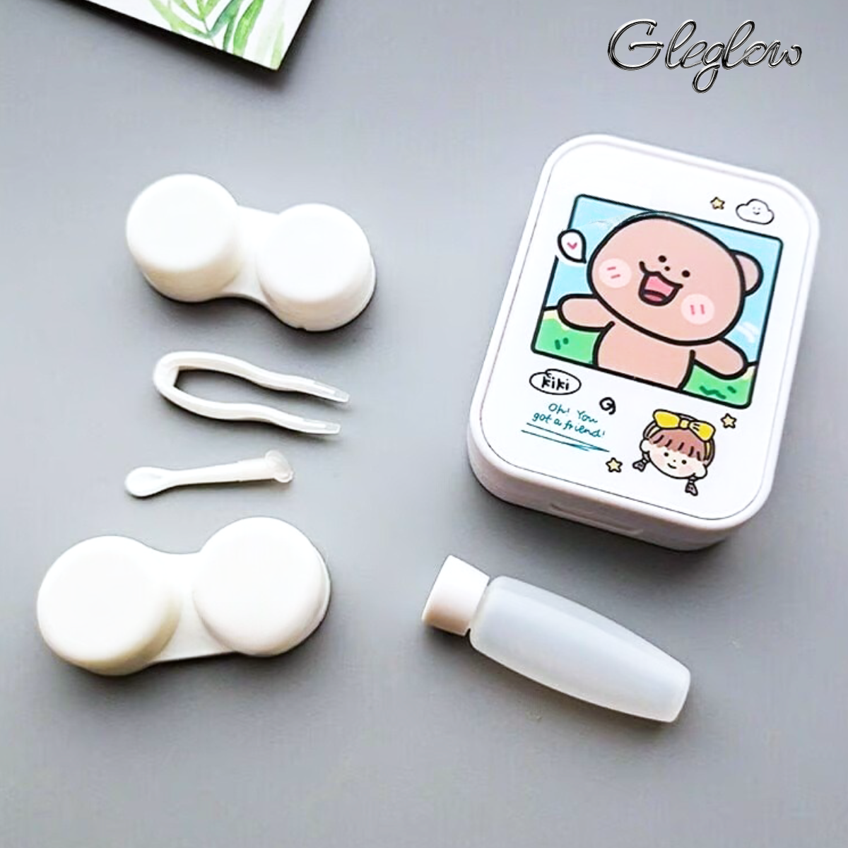 Crystal Edge Lens Case Colored Contacts - Gleglow