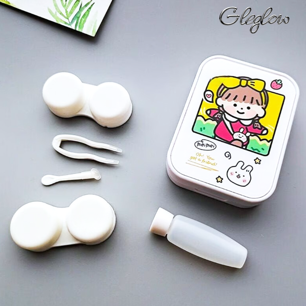 Crystal Edge Lens Case Colored Contacts - Gleglow