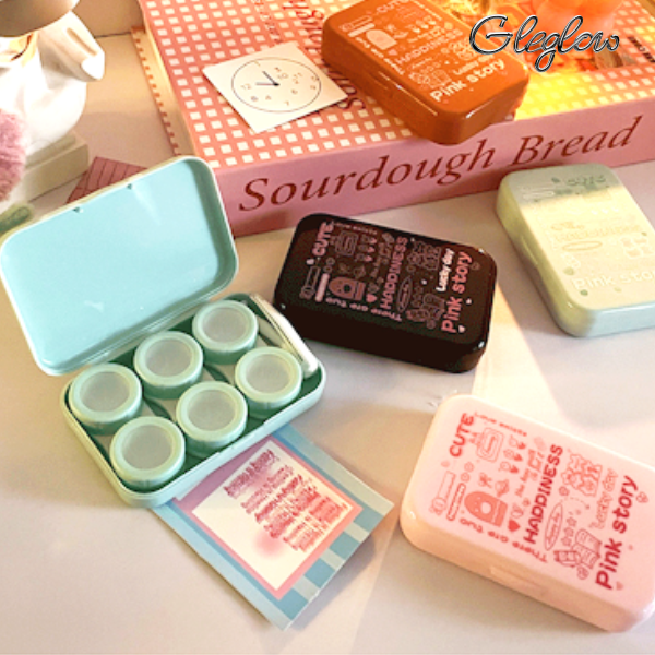 Pure Edge Focus Lens Case Colored Contacts - Gleglow