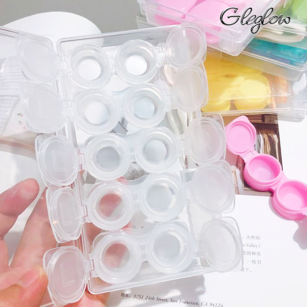 Air Lens Case Colored Contacts - Gleglow