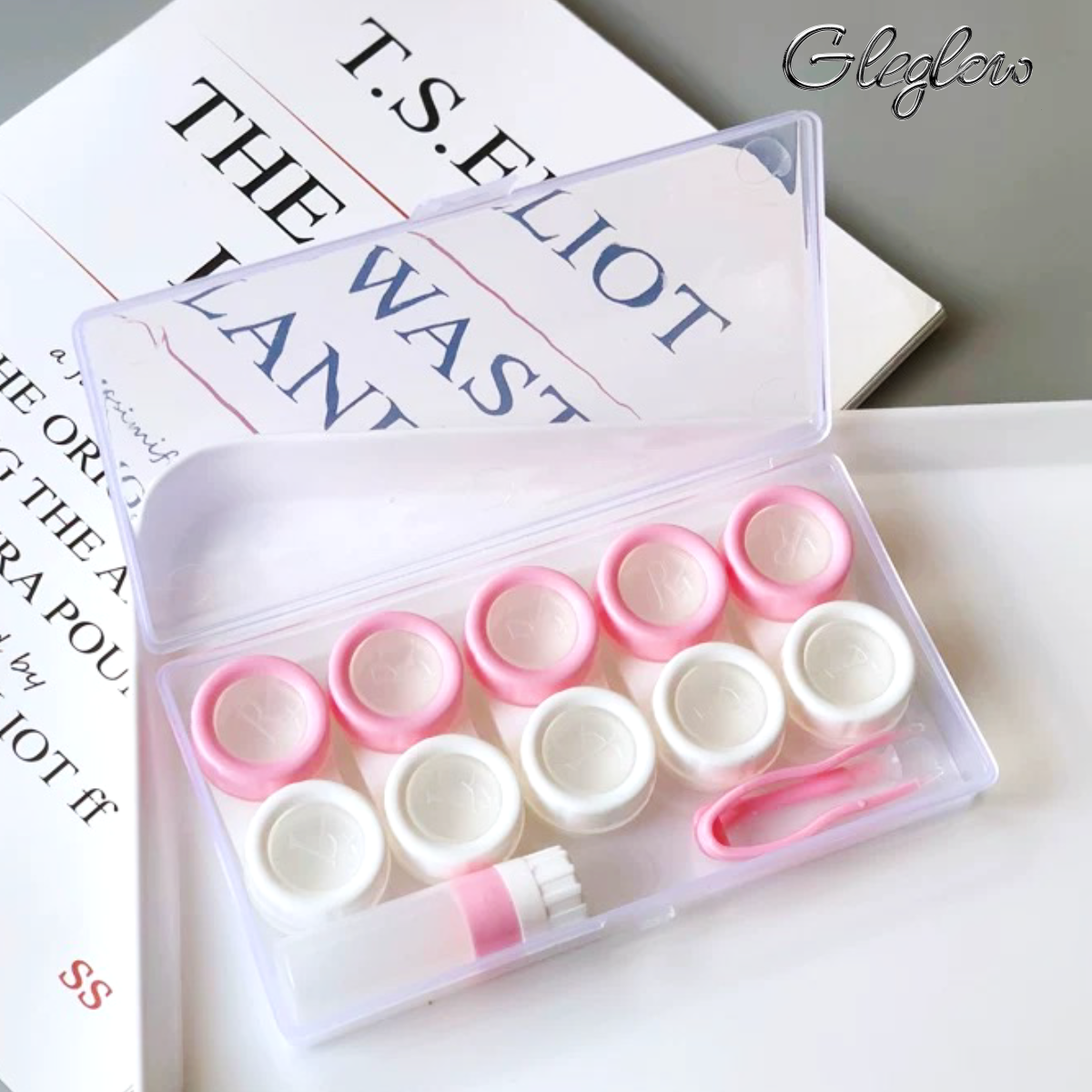 Solid Lens Case Colored Contacts - Gleglow