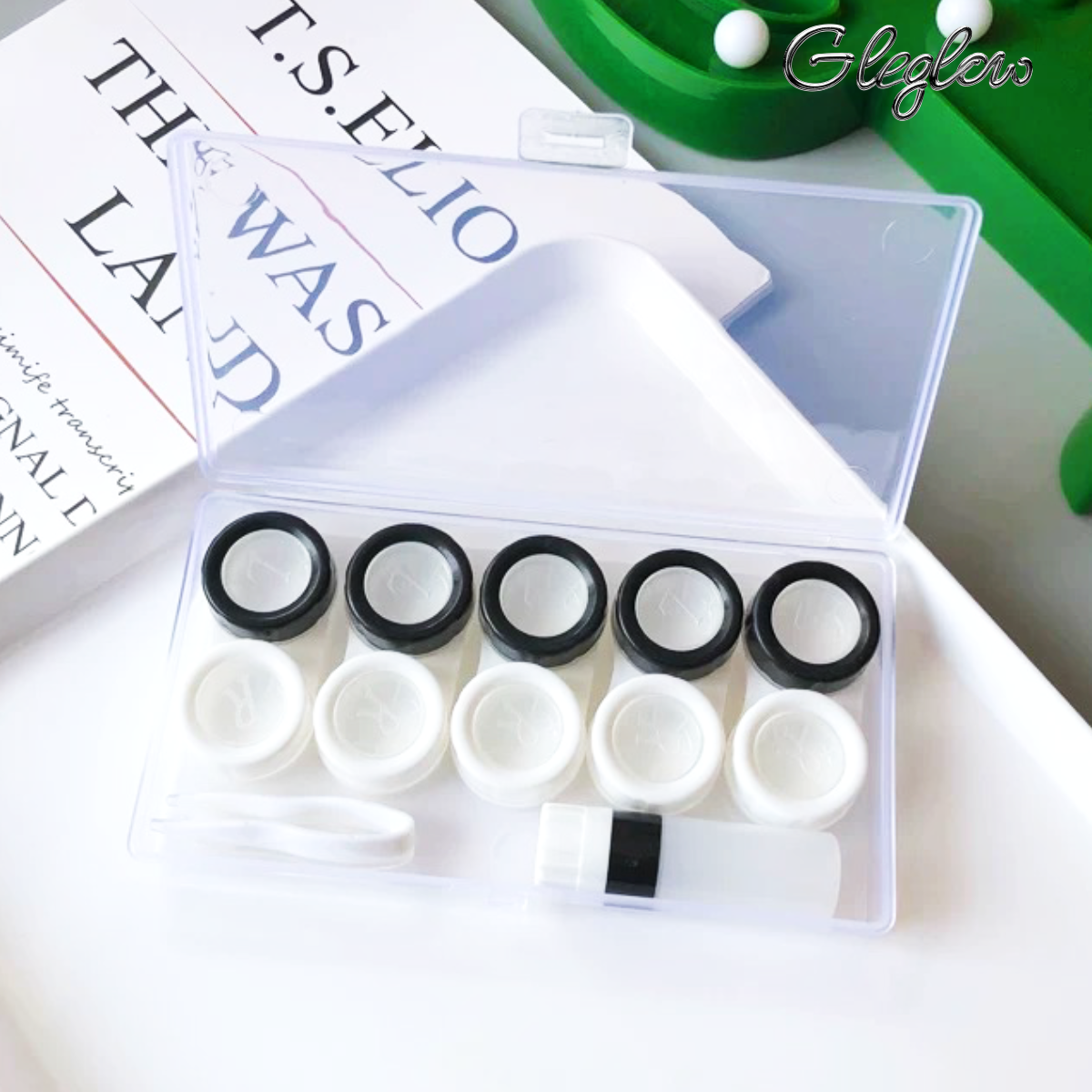 Solid Lens Case Colored Contacts - Gleglow