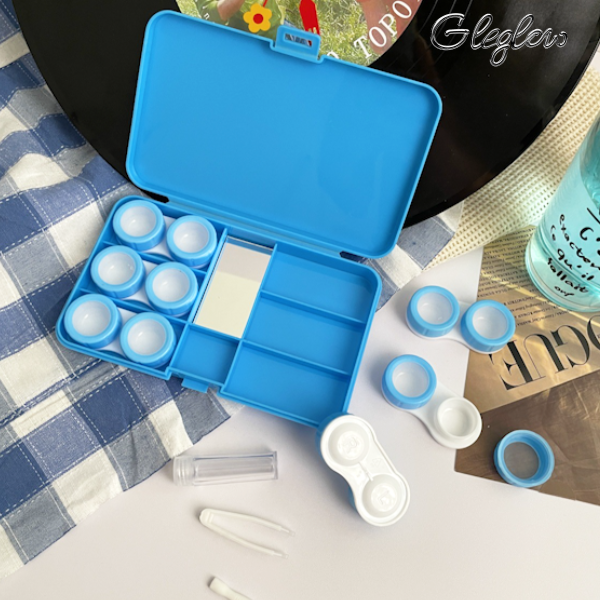 Clear Flow Lens Case Colored Contacts - Gleglow