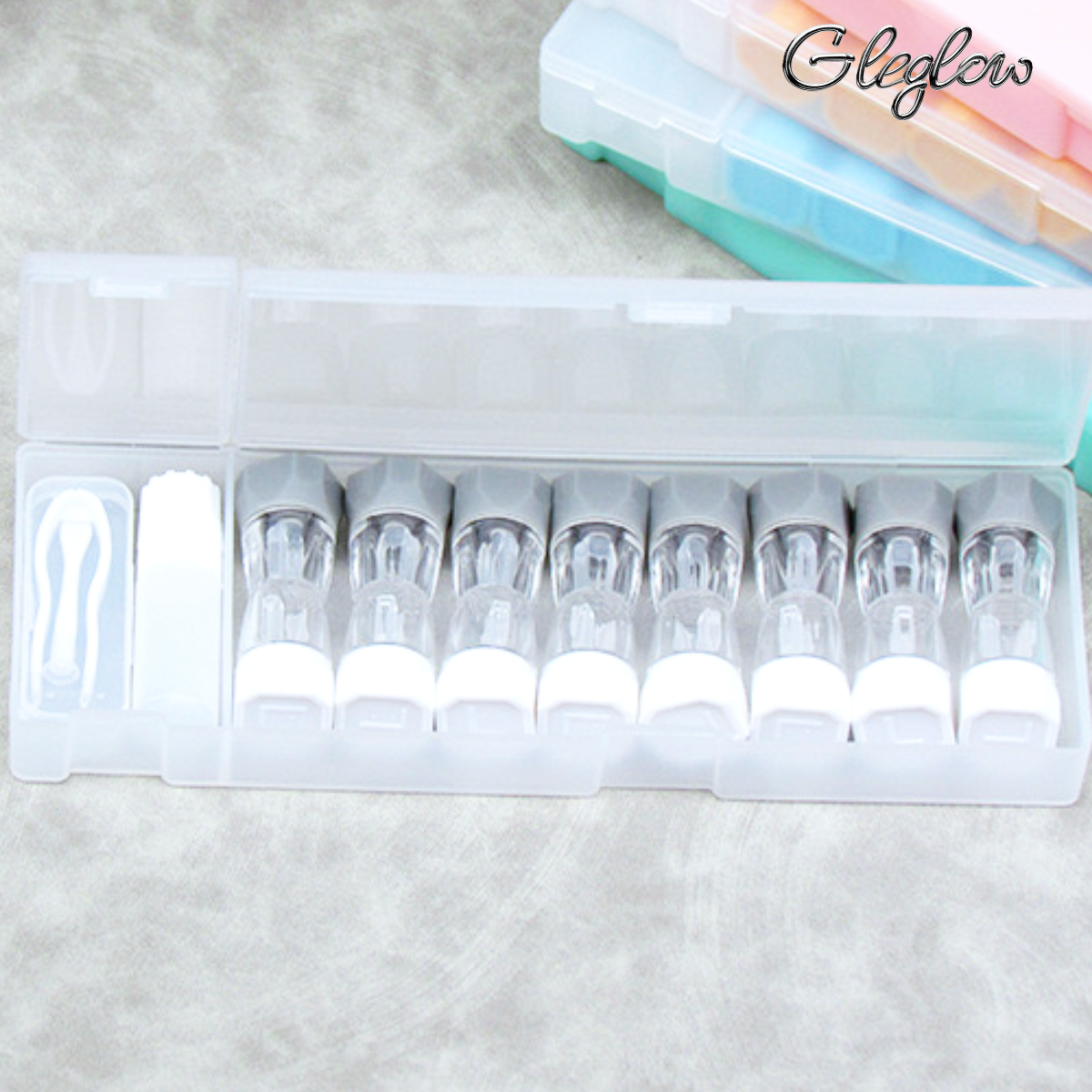 Sharp Sight Lens Case Colored Contacts - Gleglow