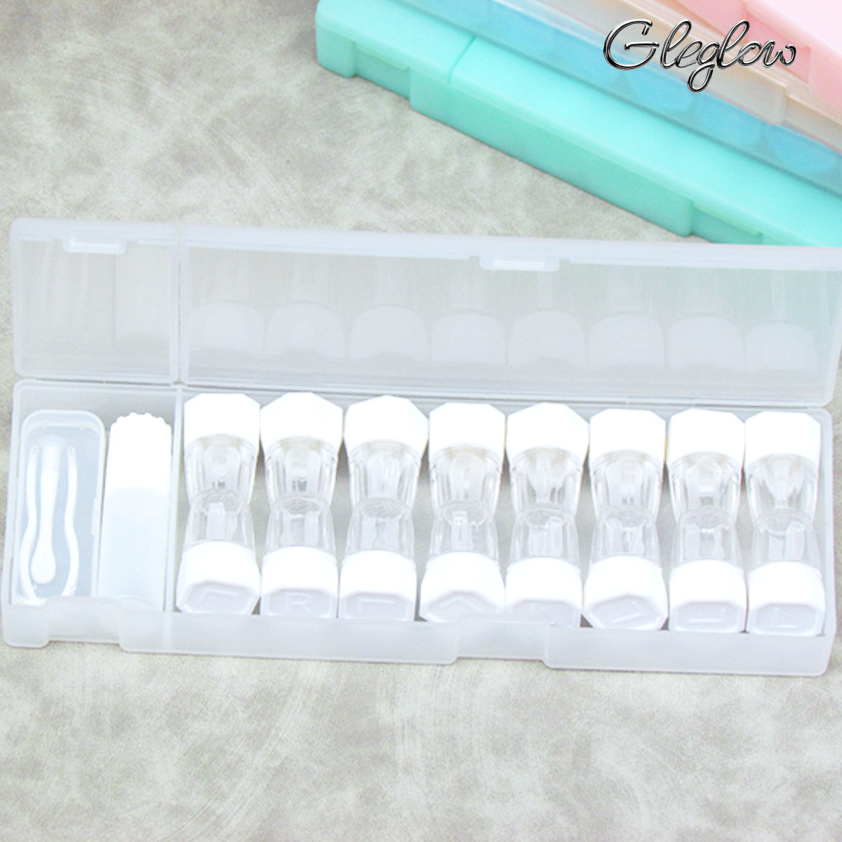 Sharp Sight Lens Case Colored Contacts - Gleglow