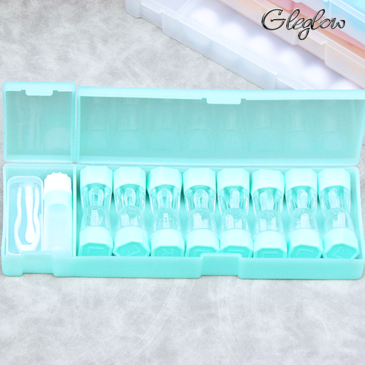 Sharp Sight Lens Case Colored Contacts - Gleglow