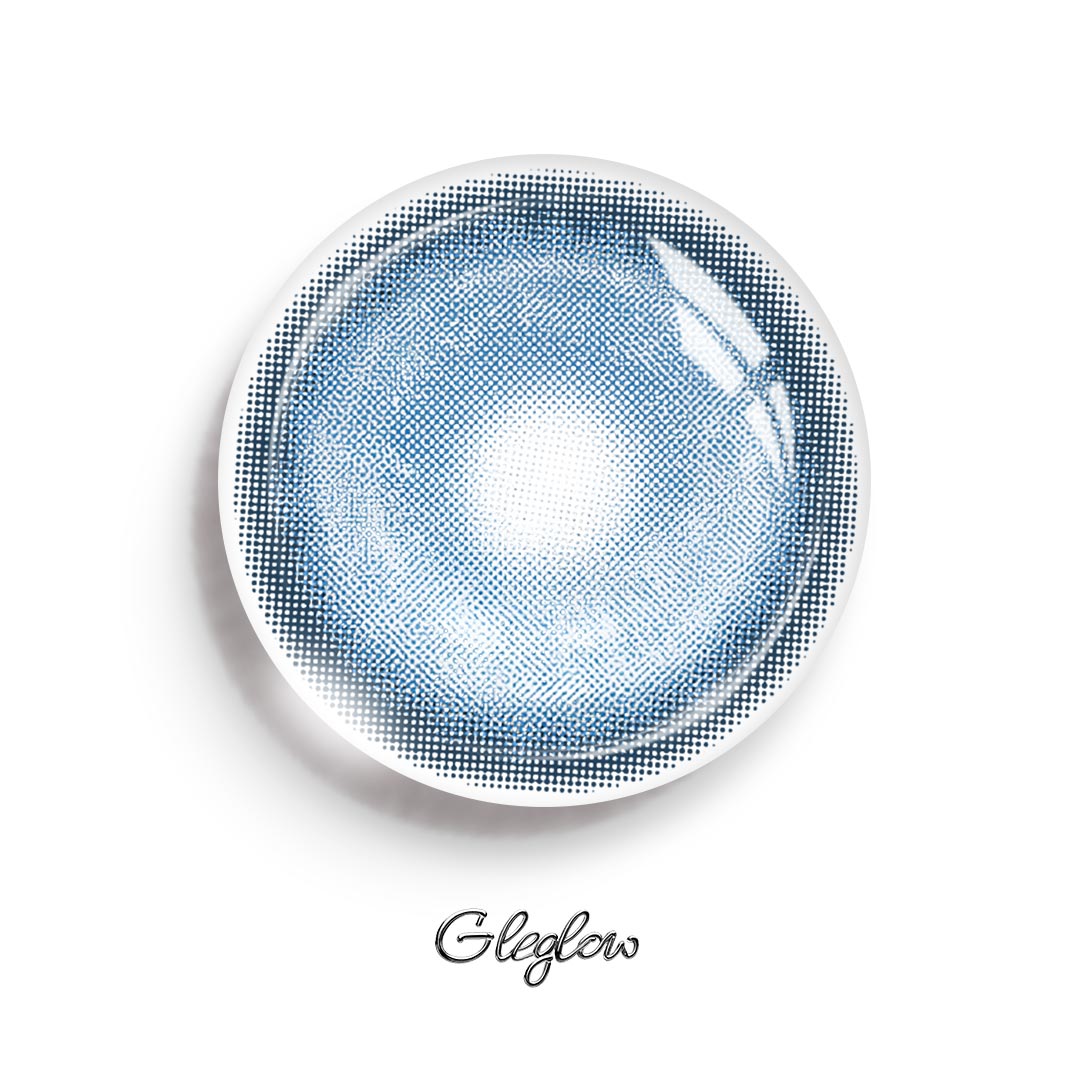 KOI Blue - 1 Year, 2 lenses Colored Contacts - Gleglow