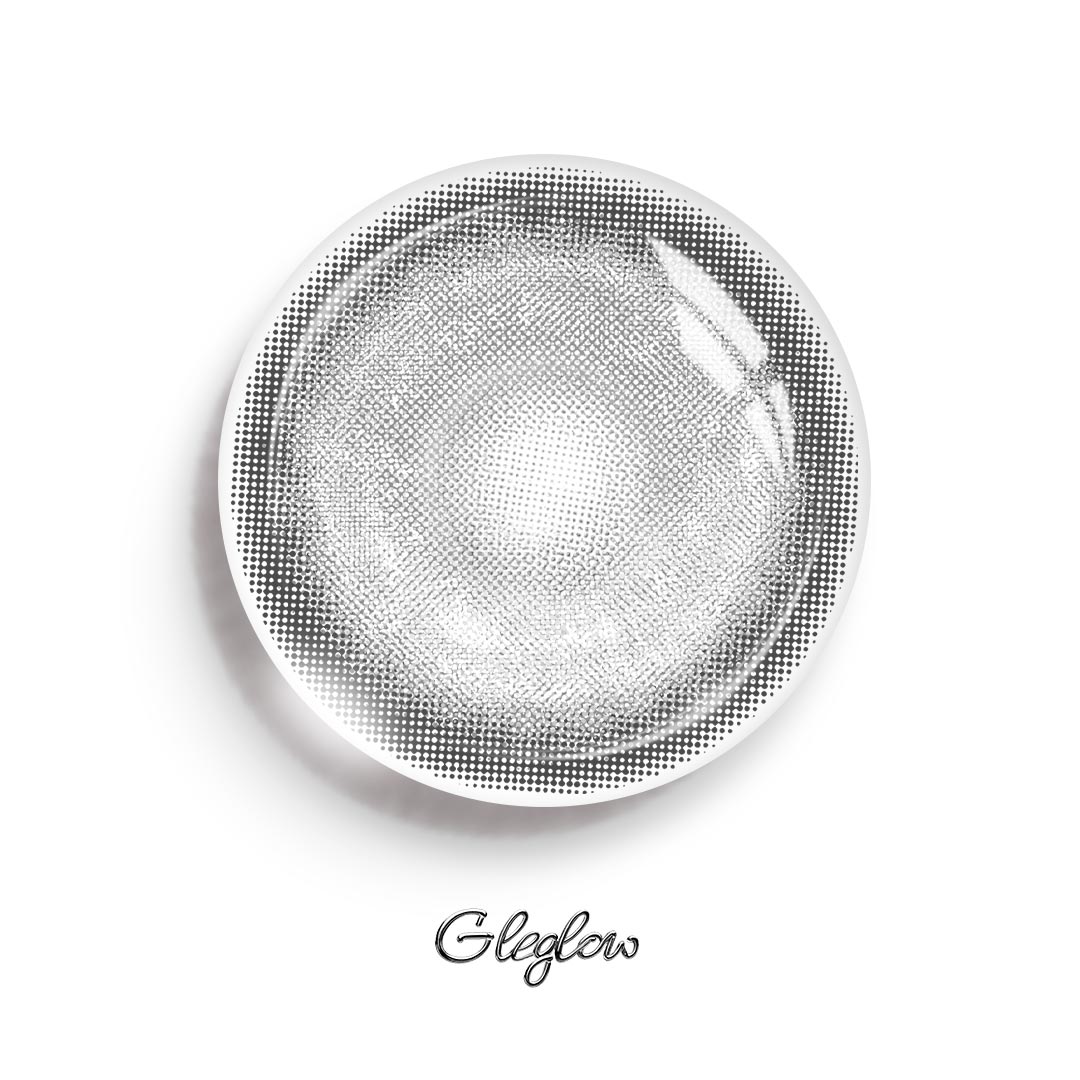 KOI Gray - 1 Year, 2 lenses Colored Contacts - Gleglow