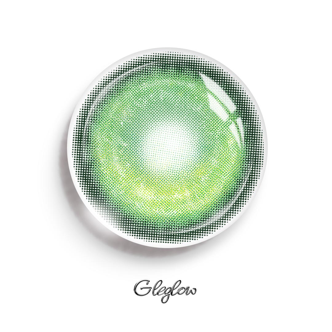 KOI Green - 1 Year, 2 lenses Colored Contacts - Gleglow