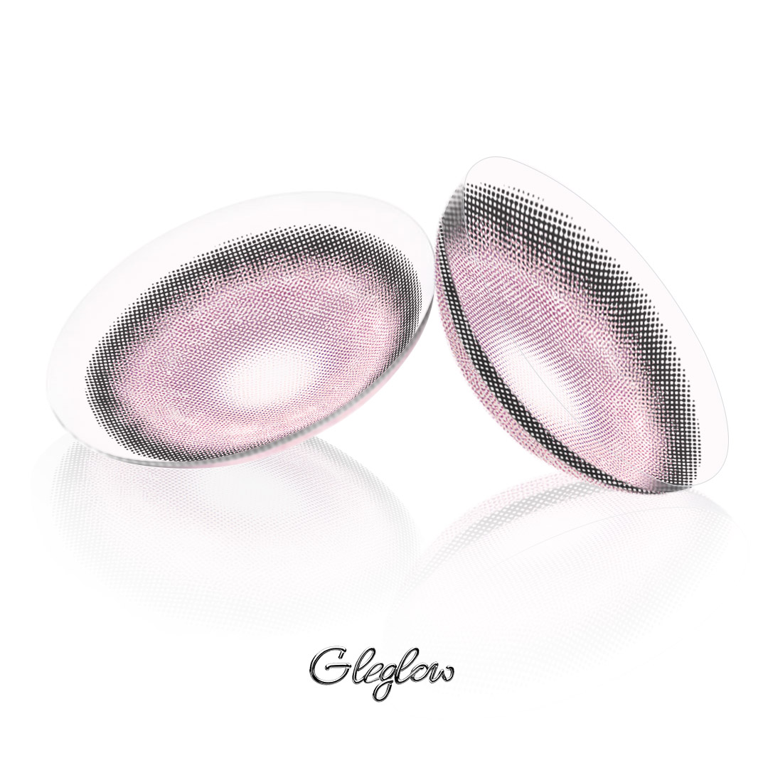 KOI Pink - 1 Year, 2 lenses Colored Contacts - Gleglow