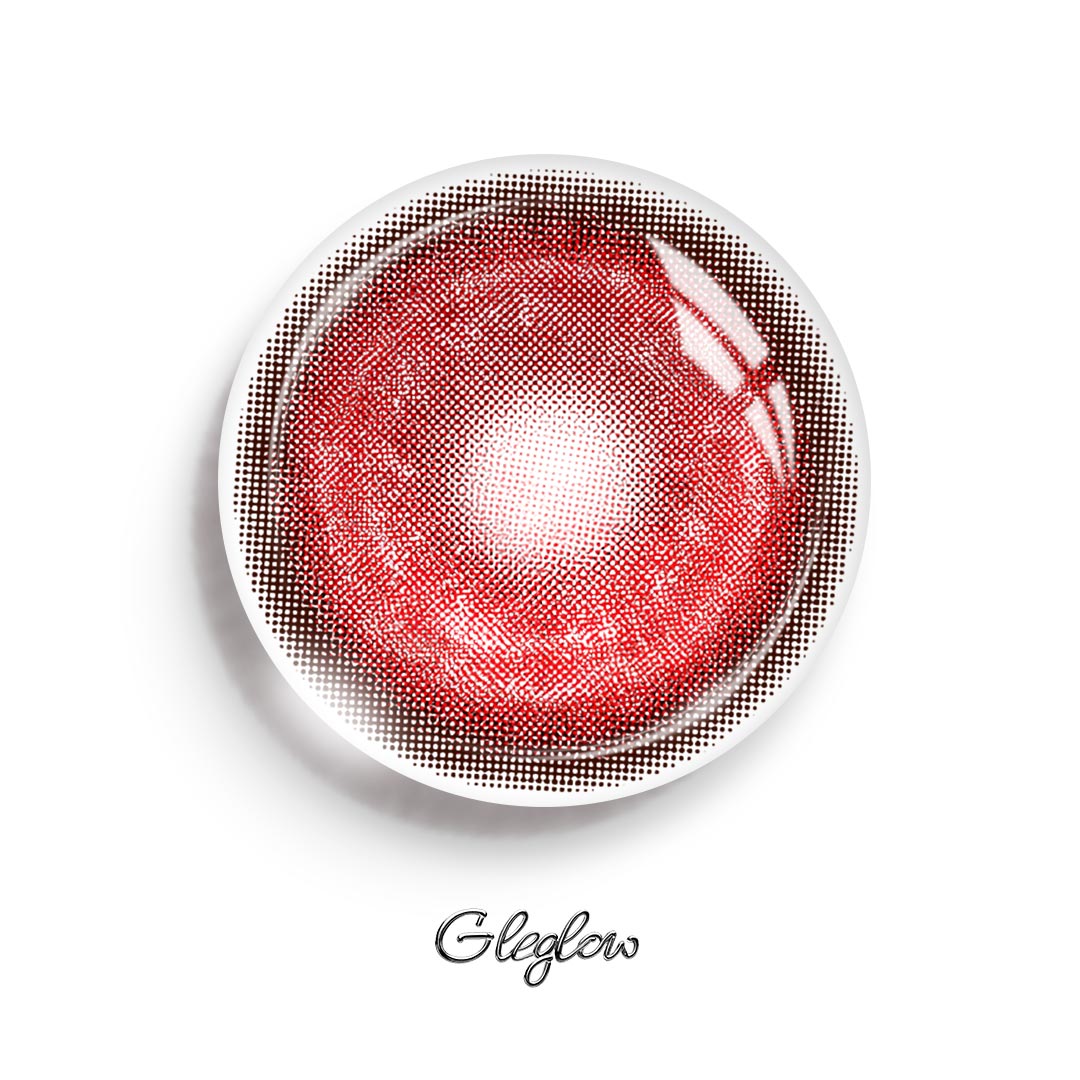 KOI Red - 1 Year, 2 lenses Colored Contacts - Gleglow