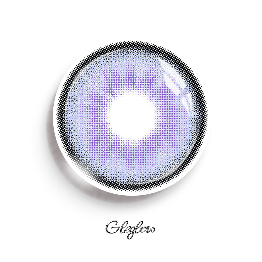 Kaien Purple - 1 Year, 2 lenses Colored Contacts - Gleglow