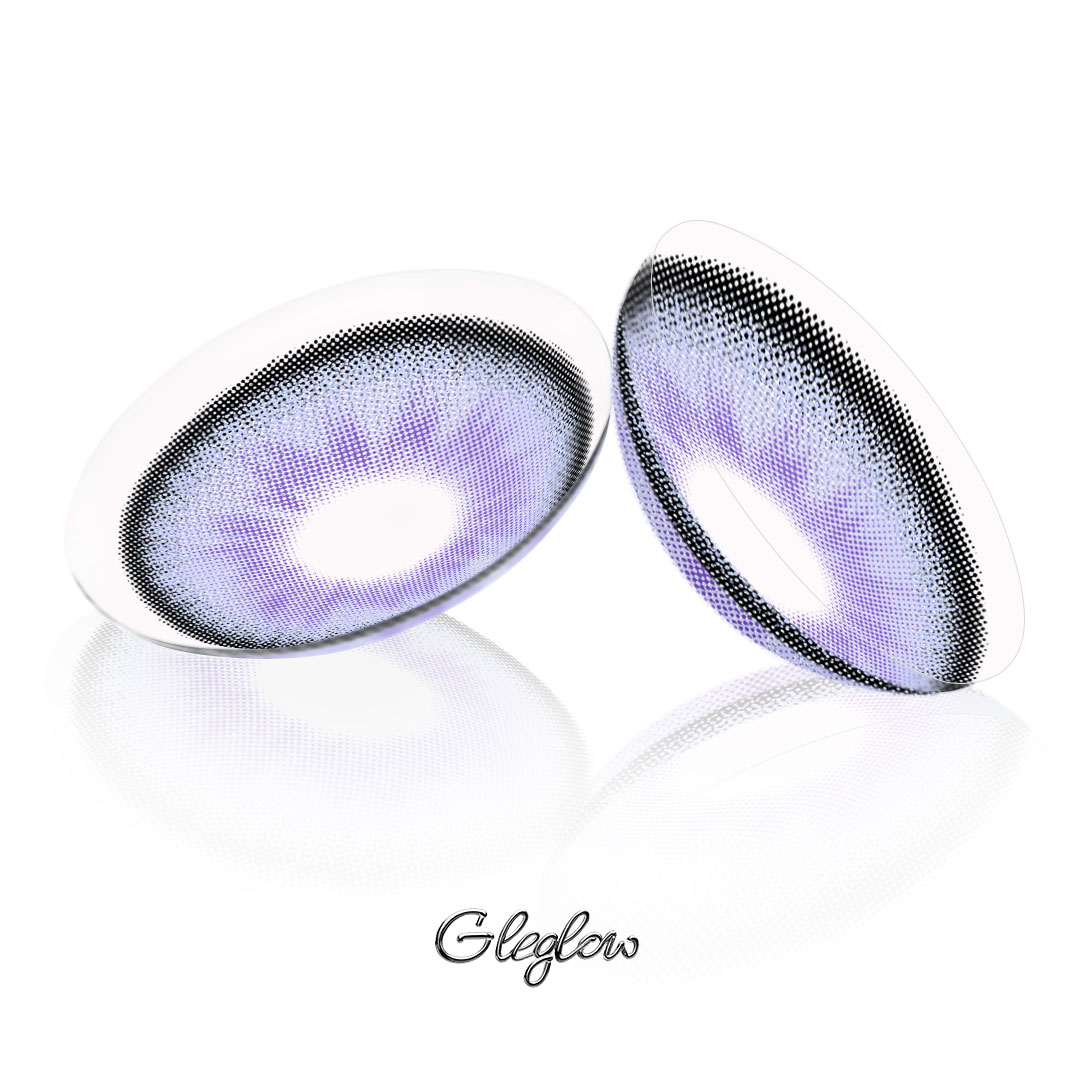 Kaien Purple - 1 Year, 2 lenses Colored Contacts - Gleglow