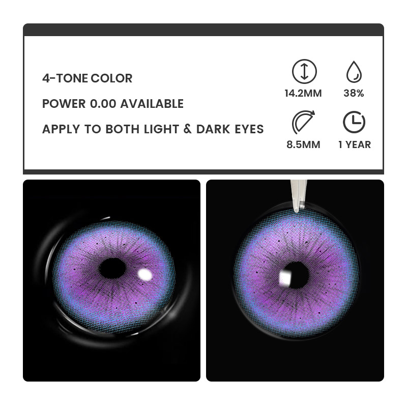 Klyra Purple - 1 Year, 2 lenses