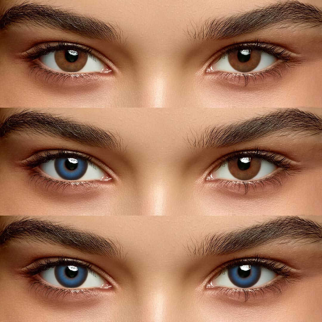 Lapis Blue - 1 Year, 2 lenses Colored Contacts - Gleglow