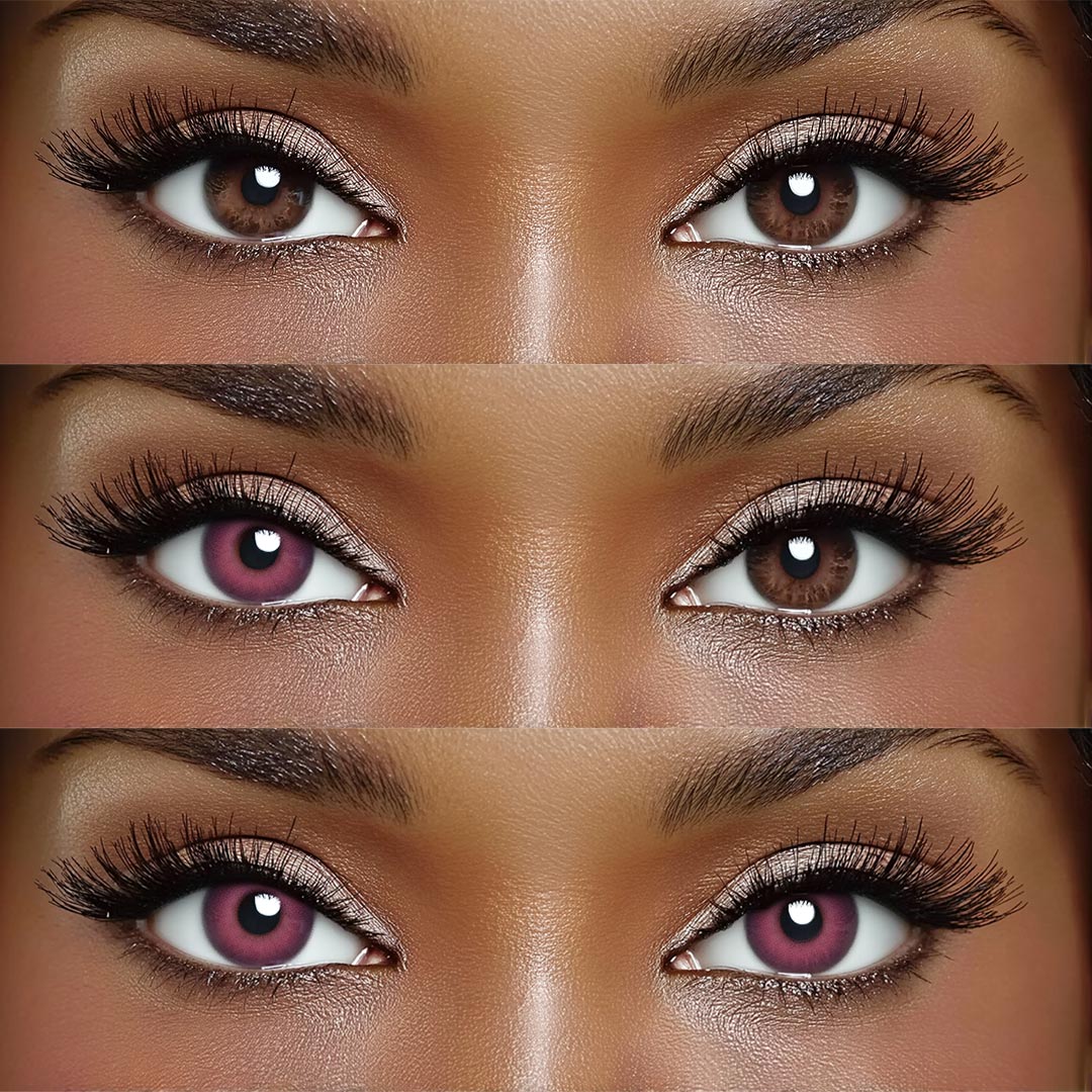 Lapis Purple - 1 Year, 2 lenses Colored Contacts - Gleglow