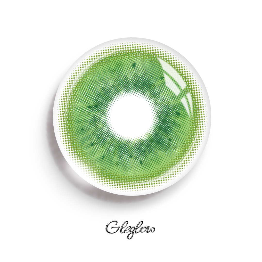 Lolly Green - 1 Year, 2 lenses Colored Contacts - Gleglow