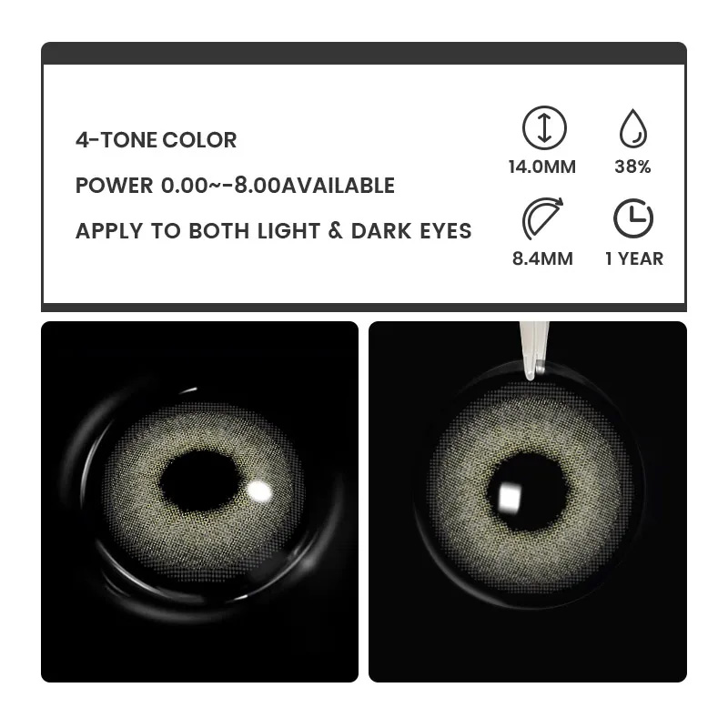 Lumera Grey - 1 Year, 2 lenses