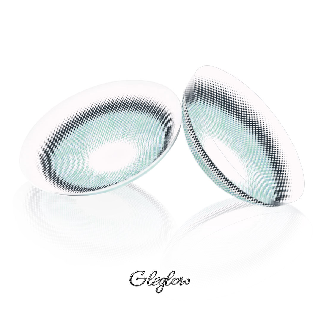 Solstice Blue - monthly, 2 lenses Colored Contacts - Gleglow