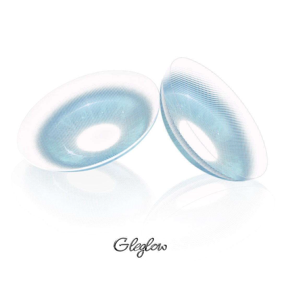 Luxe Neon Sky Blue - 1 Year, 2 lenses