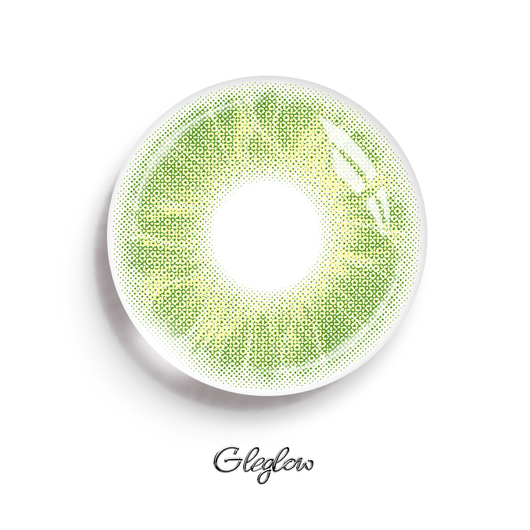 Magic Coral Green - 1 Year, 2 lenses Colored Contacts - Gleglow