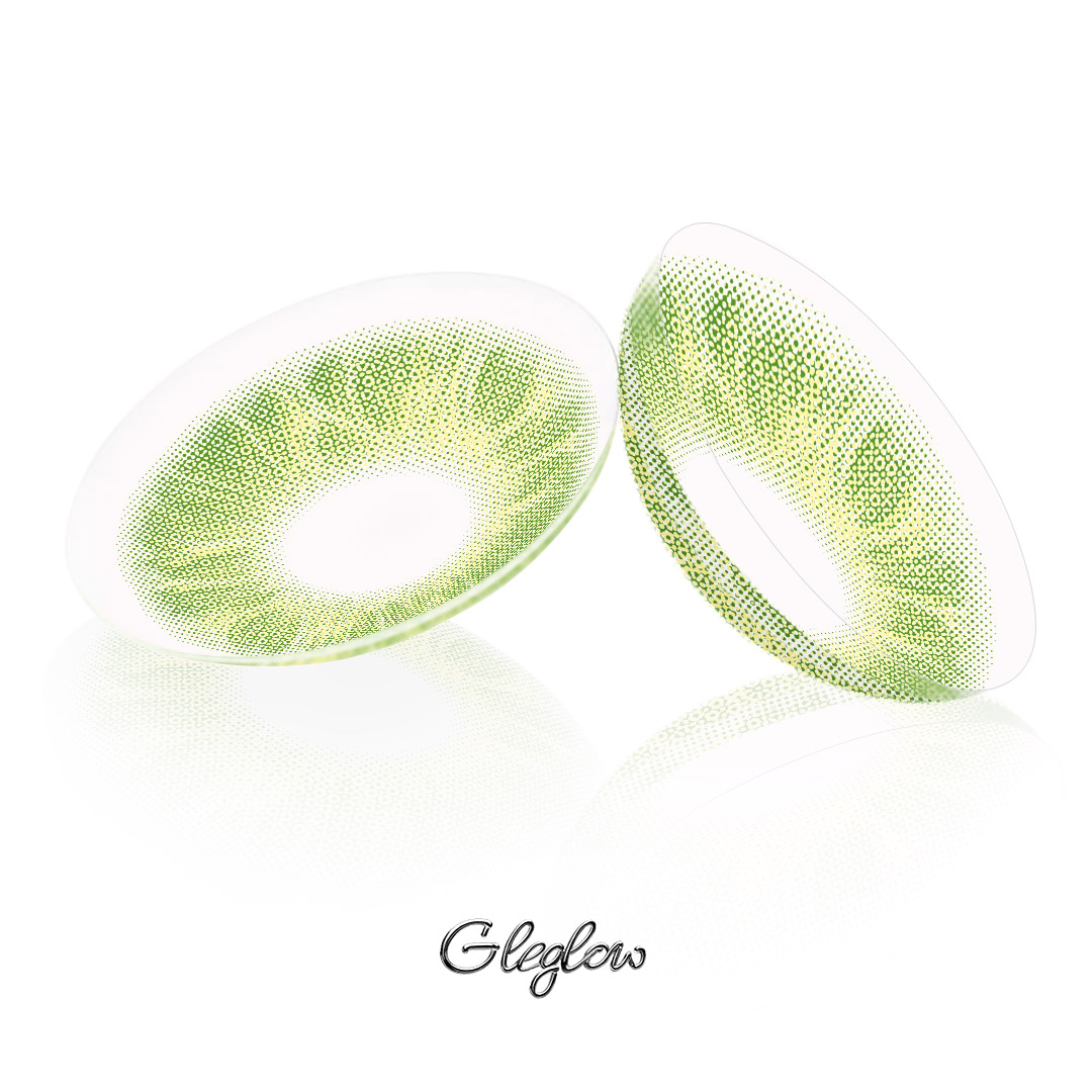 Magic Coral Green - 1 Year, 2 lenses Colored Contacts - Gleglow