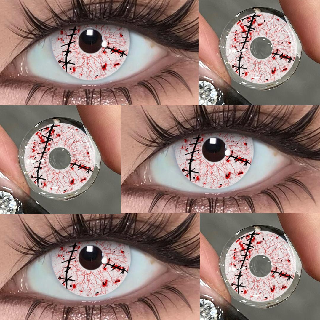 Healing White - 1 Year, 2 lenses Colored Contacts - Gleglow